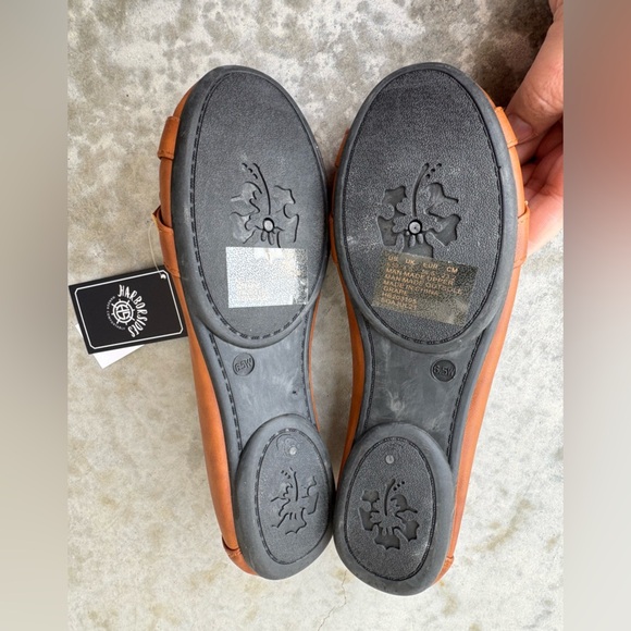 Harborsides Grape Ballet Flats buckle Brown Size 6.5W wide width NWT - Picture 7 of 8